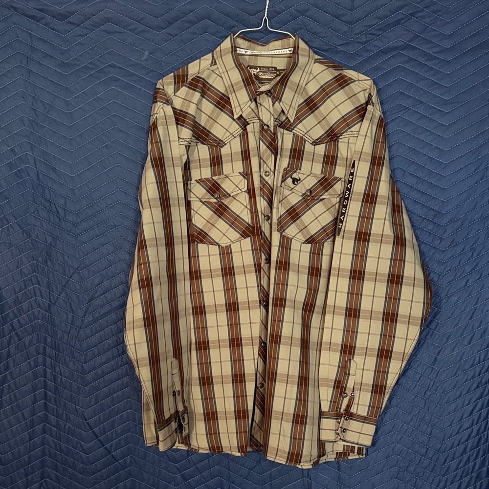 Classic Western Plaid Shirt for Men